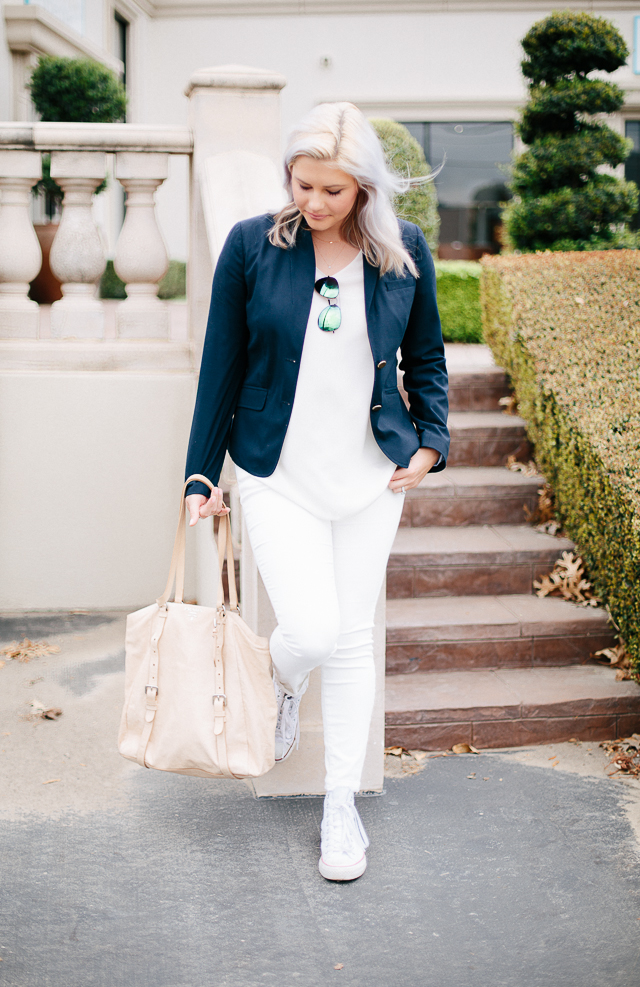 The Blazer: Walking Paris Outfit | so then they say